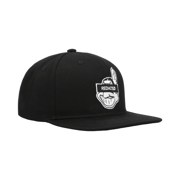 REDACTED White Logo on Black Hat