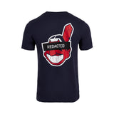 REDACTED Wahoo OG Navy Blue & Red Tee Shirt