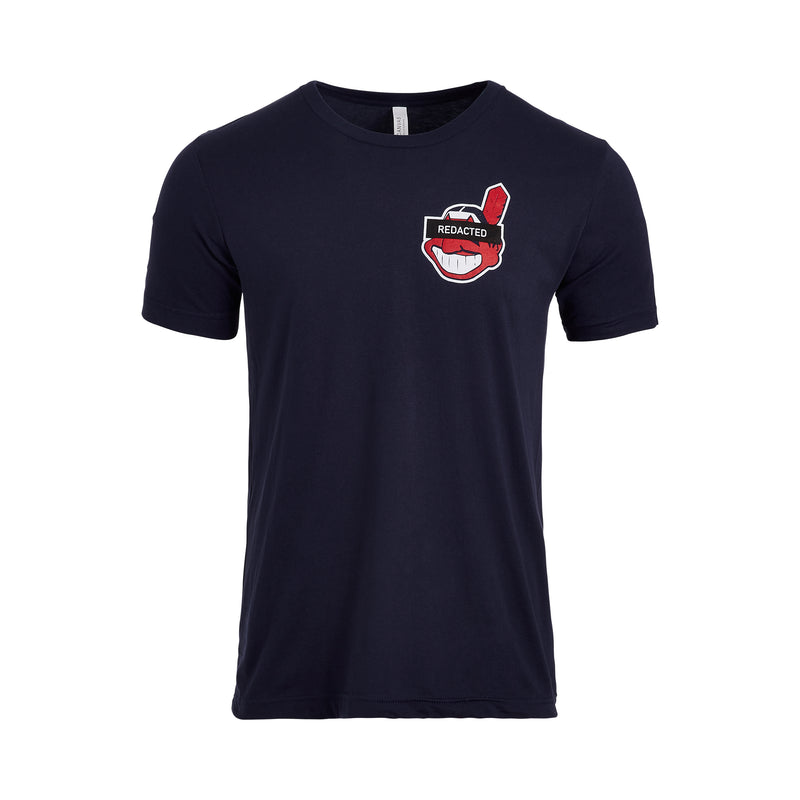 REDACTED Wahoo OG Navy Blue & Red Tee Shirt