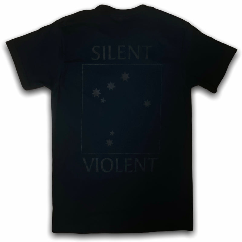 Silent Violent Tee (Blacked Out)