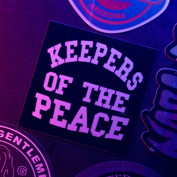 Keepers Of The Peace Sticker
