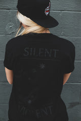 Silent Violent Tee (Blacked Out)